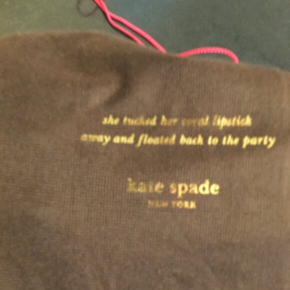 Kate Spade crossbody black and pink purse comes with dust bag clean condition - Picture 2 of 9